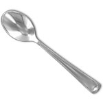 Silver Disposable Table Utensil Spoon 6.5"