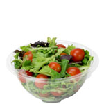 24 oz. On-The-Go Clear 7 in. PET Salad Bowl