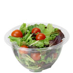 32 oz. On-The-Go Clear 7 in. PET Salad Bowl