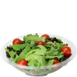 24 oz. On-The-Go Clear 8 in. PET Salad Bowl