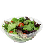 32 oz. On-The-Go Clear 8 in. PET Salad Bowl