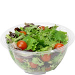 48 oz. On-The-Go Clear 8 in. PET Salad Bowl