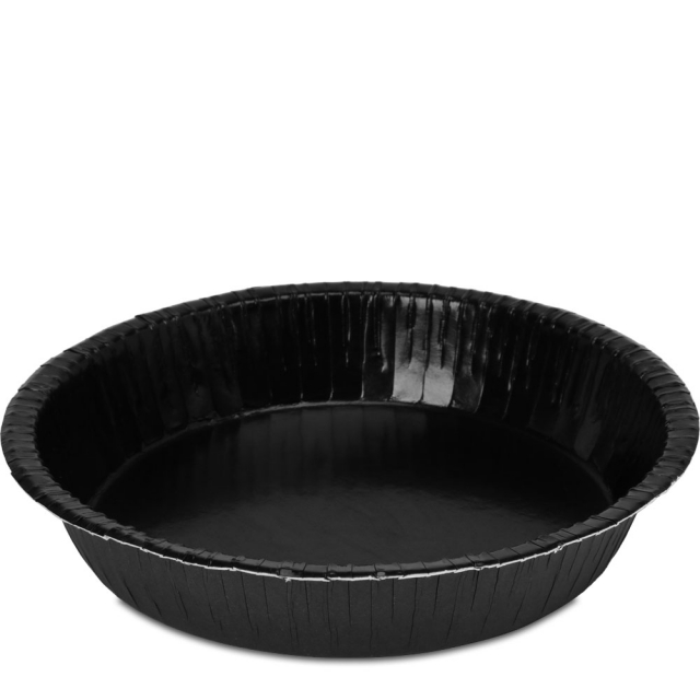 7.8 in. Round Black Baking Tray