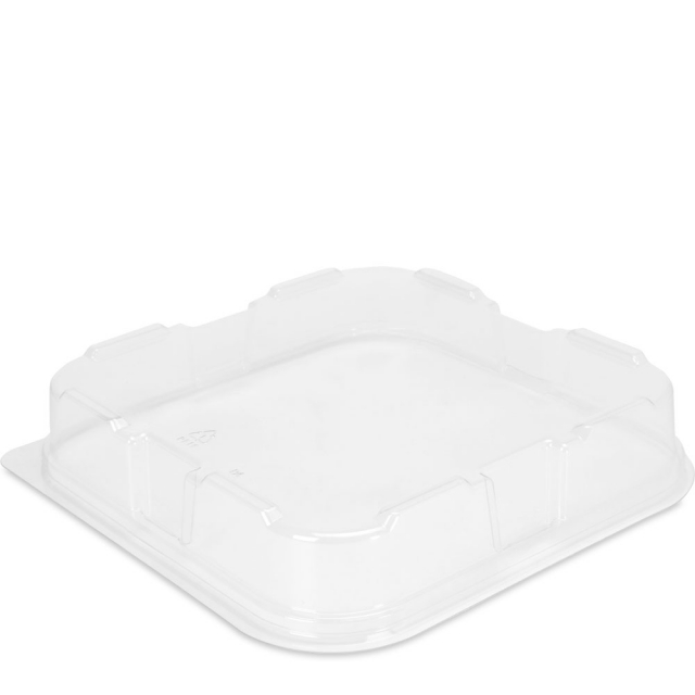 Clear Dome Lid for 8 x 8 Rolled Rim Baking Tray