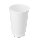 16 oz. White Double Wall Paper Coffee Cup