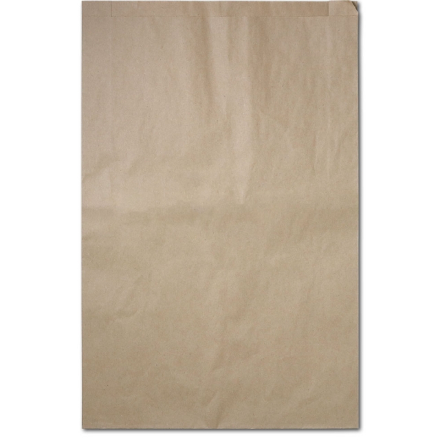 14 x 3 x 21 in. Natural Brown Kraft Paper Merchandise Bags - Machine Glazed