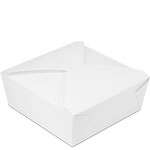 Bio-Pak White #6 Deep Square Meal Boxes