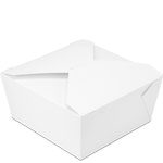 Bio-Pak White #7 Super Square Meal Boxes