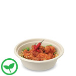 16 oz. Bamboo Compostable Bowl