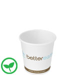 4 oz. Single Wall Compostable PLA Lined Coffee Cups