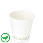 10 oz. Single Wall Compostable PLA Lined Coffee Cup