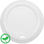 Compostable PLA Lid for 10 to 20 oz. Cups