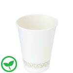 12 oz. Single Wall Compostable PLA Lined Coffee Cups