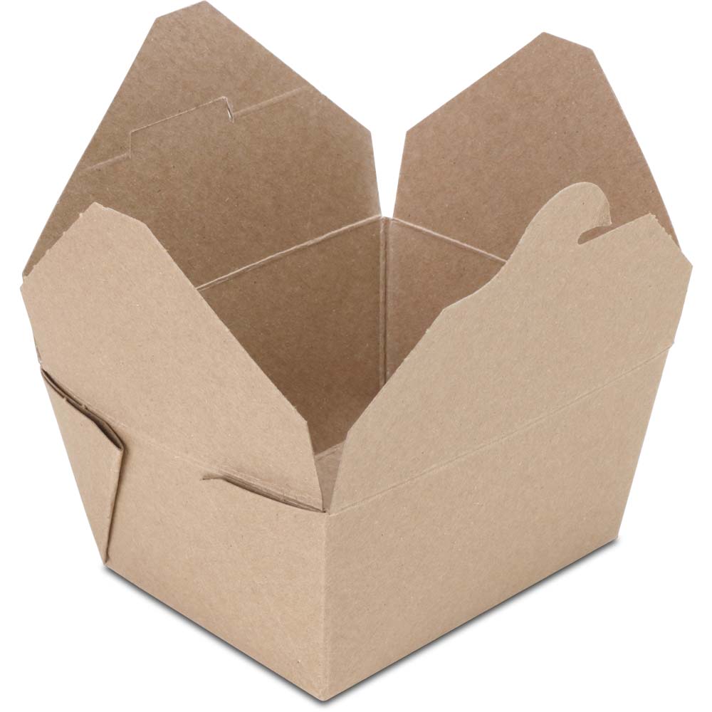 100 PACK] Take Out Food Containers 26 oz Kraft Brown Paper Take Out Boxes  Microwaveable Leak and Grease Resistant Food Containers - To Go Containers  for Restaurant, Catering - Recyclable Lunch Box #1 