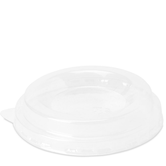 Clear PET Lid for 12 oz. Compostable Noodle Bowl