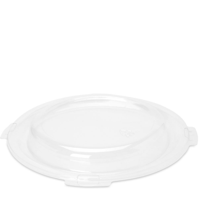 Clear PET Lid for 9 in. Round Bowls