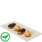 5 x 10 in. Designer Rectangle Compostable Plate