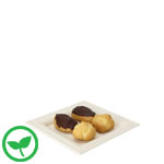 6 in. Designer Square Compostable Plate