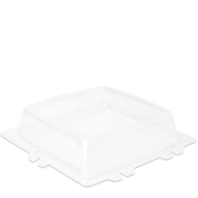 Lid for 8 in. Designer Square Compostable Plate