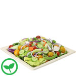 10 in. Deep Designer Square Compostable Plate