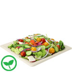 10 in. Designer Square Compostable Plate