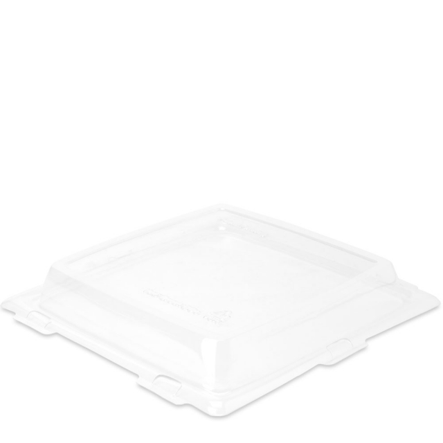 Lid for 10 in. Designer Square Compostable Plate