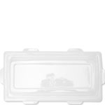 Lid for 5 x 10 in. Designer Rectangle Compostable Plate