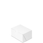 5.5 x 4 x 2.875" White Bakery Boxes