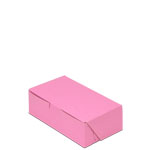 6-1/2 x 3-3/4 x 2-1/8" Pink Bakery Boxes