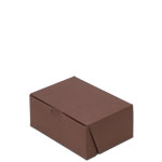 7 x 5 x 3" Chocolate Brown Bagel / Bakery Boxes