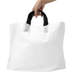 Ameritote Soft Loop Shopping Bags  16" W x 11" H +  8" Bottom