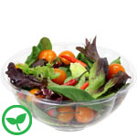 24 oz Compostable Clear Plastic Salad Bowl - Made from PLA