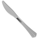 Reflections Silver Disposable Cutlery Knives - Heavy Weight 7.5"