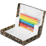 Leopard Gift Card Boxes w/ White Interior