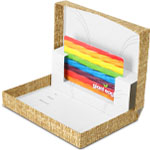 Tiki Hut Gift Card Boxes w/ White Interior