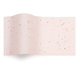 Rose Gold on Blush Tissue Paper - Gemstones Tissue paper- 20 x 30 in.