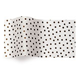 Speckled White Tissue Paper - Pattern Retail Tissue - 20 x 30 in.