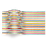 Fashion Lines Tissue Paper - Pattern Retail Tissue - 20 x 30 in.