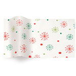 Season's Greeting Snowflakes Tissue Paper - Pattern Retail Tissue - 20 x 30 in.