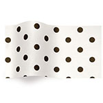 Black Dot On White Tissue Paper - Pattern Retail Tissue - 20 x 30 in.