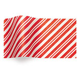 Peppermint Stripe Tissue Paper - Pattern Retail Tissue - 20 x 30 in.