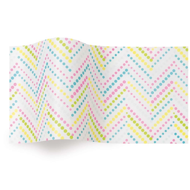 Lotsa Dots Tissue Paper - Pattern Retail Tissue - 20 x 30 in.