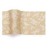 Backyard Blossoms Tissue Paper - Pattern Retail Tissue - 20 x 30 in.