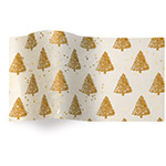 Gold Pearl Trees Tissue Paper - Gemstones Tissue paper- 20 x 30 in.