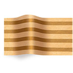 Gold Stripe/Sun Gold Tissue Paper - Metallic Tissue paper- 20 x 30 in.