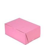10 x 7 x 4" Pink Cupcake Bakery Boxes