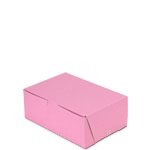 8 x 5-1/2 x 3" Pink Bakery Boxes