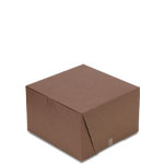 8 x 8 x 5" Chocolate Brown Cake Bakery Boxes