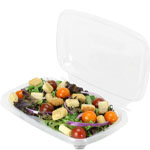 Tamper Evident, Tamper Resistant Clear Plastic Takeout Container - 24 oz.
