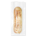 8 x 4 x 18 in. Clear Gusseted Clear Poly Plastic Food Bags